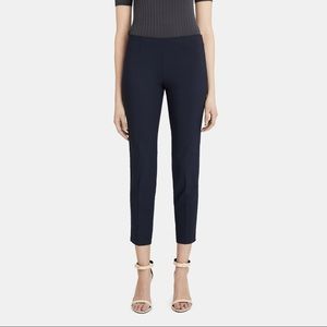 Theory Belisa Pant in Sevona (stretch) Wool - Black Womens US 12
